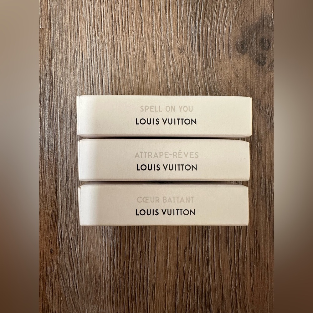 Louis Vuitton samples in boxes